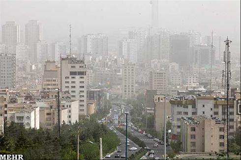 سومين روز هواي آلوده در تهران